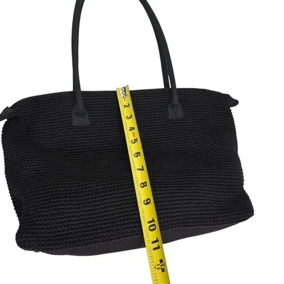 The SAK Elliot Lucca Collection Handback Black Crotchet Shoulder Bag Purse - Picture 7 of 15